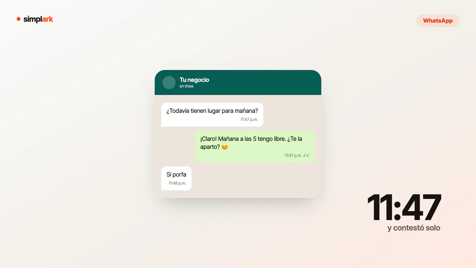 Cómo contestar el WhatsApp de tu negocio automáticamente (guía 2026)